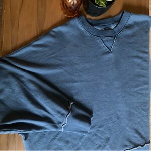 Oversized Navy Blue Ultra Soft “Lived In” American Eagle Sweatshirt